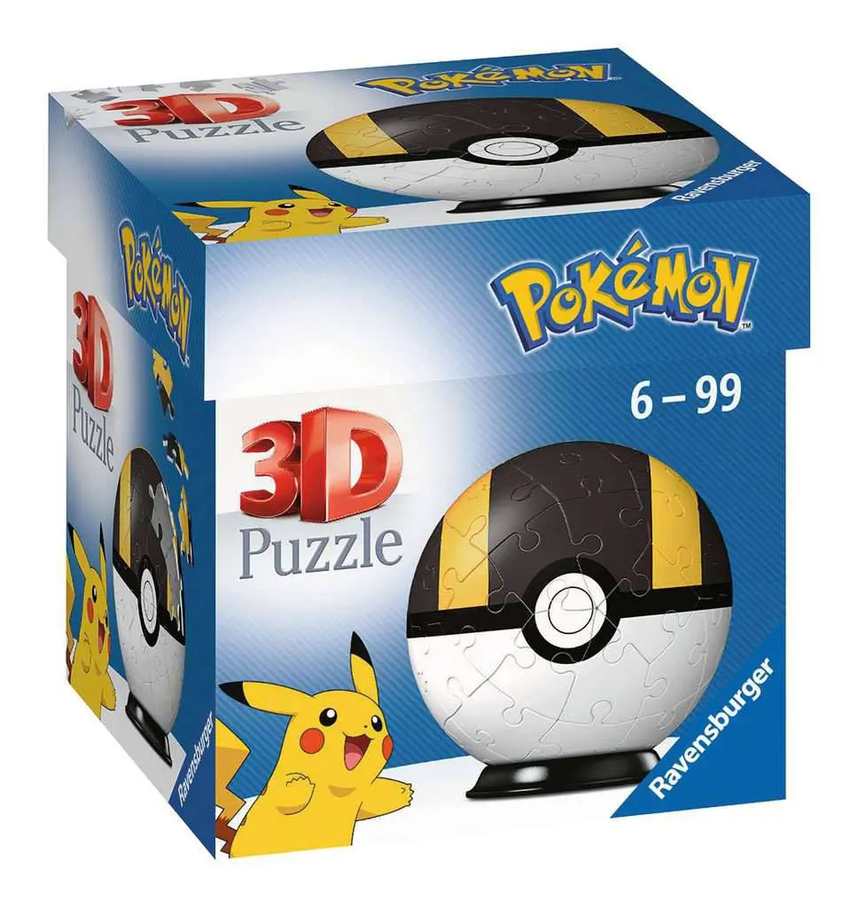 Pokémon Pokéballs: Ultra Ball 3D Puzzle (55 darab) termékfotó