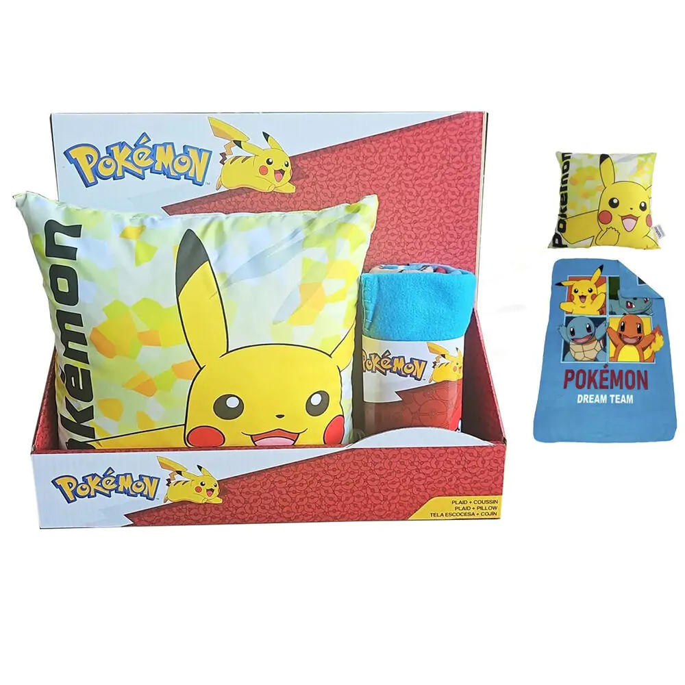 Pokemon polar blanket + cushion set termékfotó