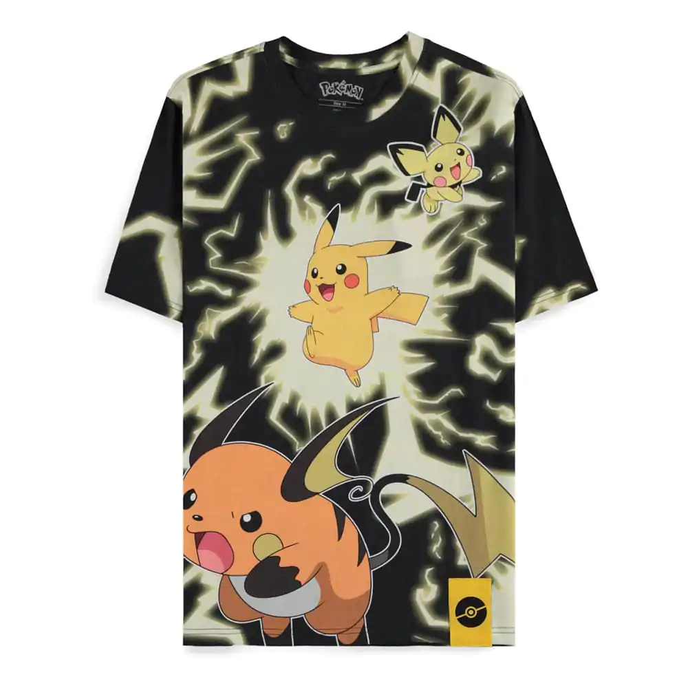 Pokémon Mirage AOP Pikachu Lightning póló termékfotó