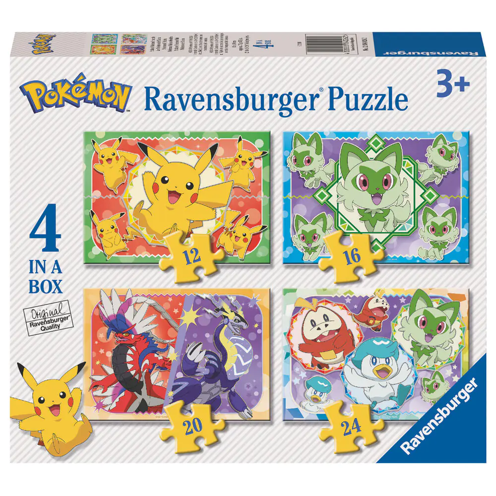 Pokemon puzzle 12-16-20-24db-os termékfotó