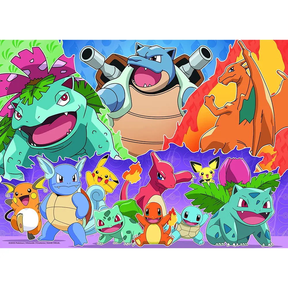 Pokemon puzzle 4x100db-os termékfotó