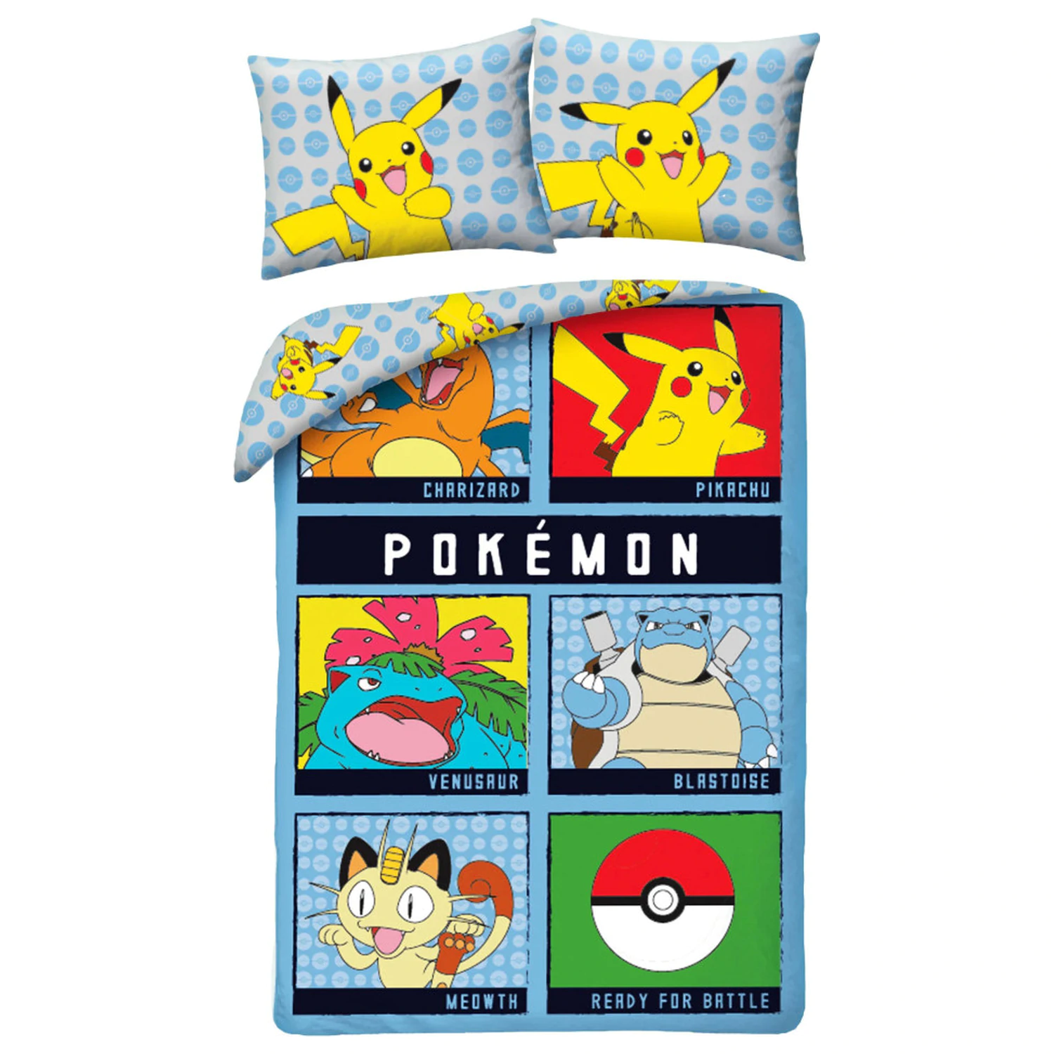 Pokémon Ready for Battle ágyneműhuzat  termékfotó