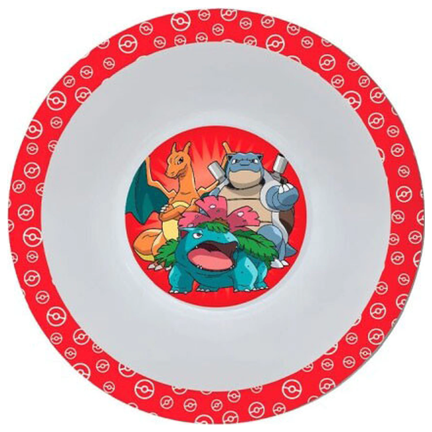 Pokémon Red műanyag mélytányér termékfotó
