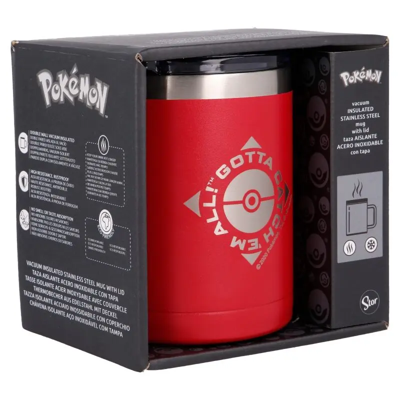 Pokemon rozsdamentes acél bögre 380ml termékfotó