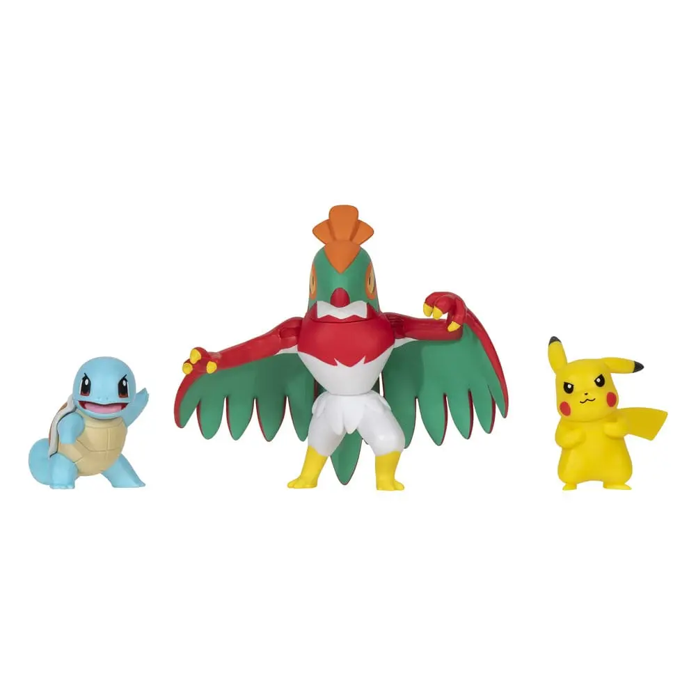 Pokémon Select Battle Pikachu, Squirtle, Hawlucha figura 7,5 cm termékfotó
