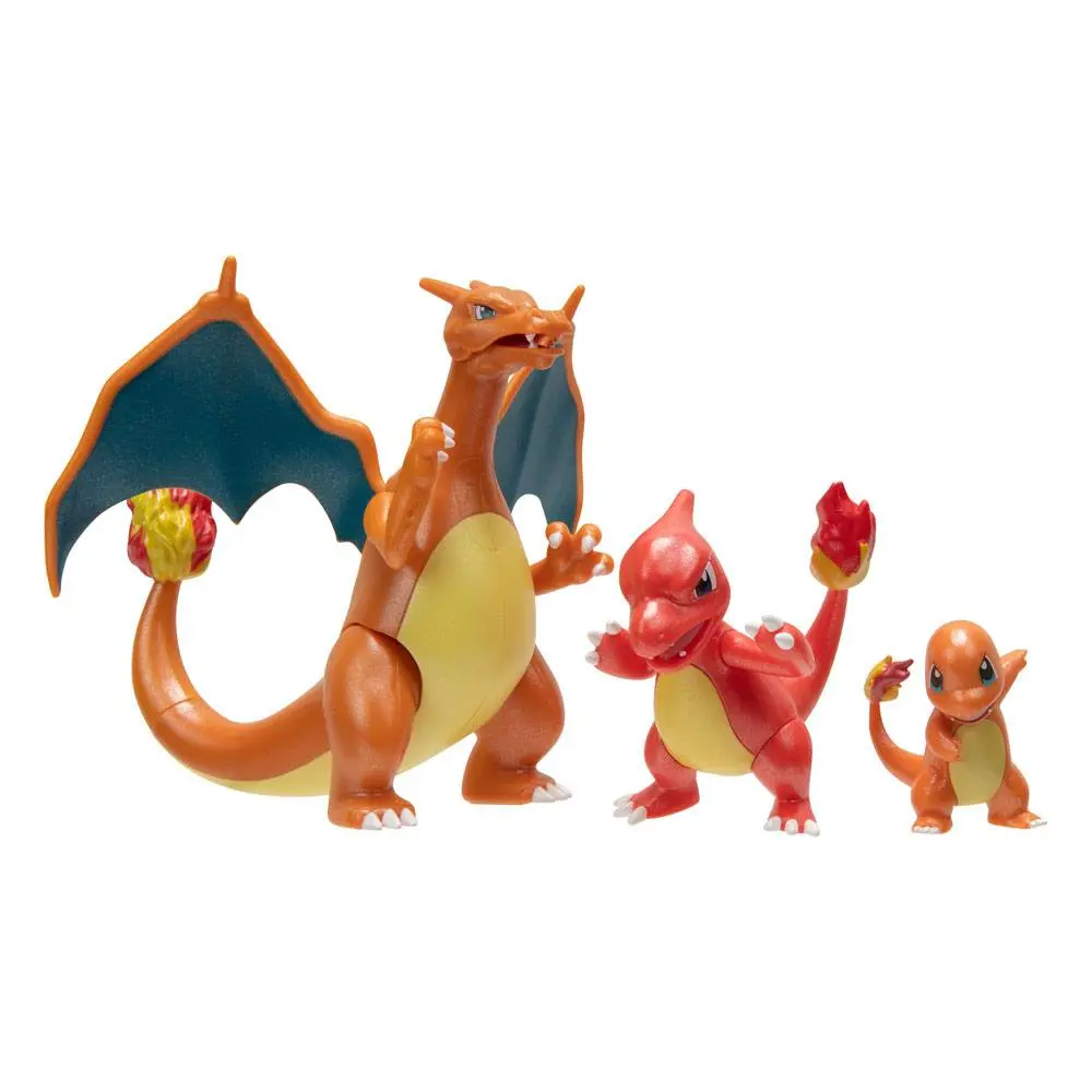Pokémon Select Evolution Charmander , Charmeleon , Charizard akciófigura csomag (3 db-os) termékfotó