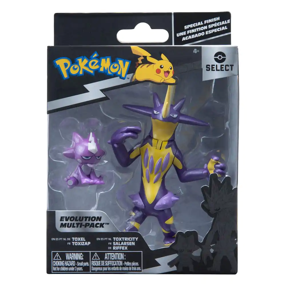 Pokémon Select Evolution Toxel, Toxtricity 2 db-os akciófigura csomag termékfotó