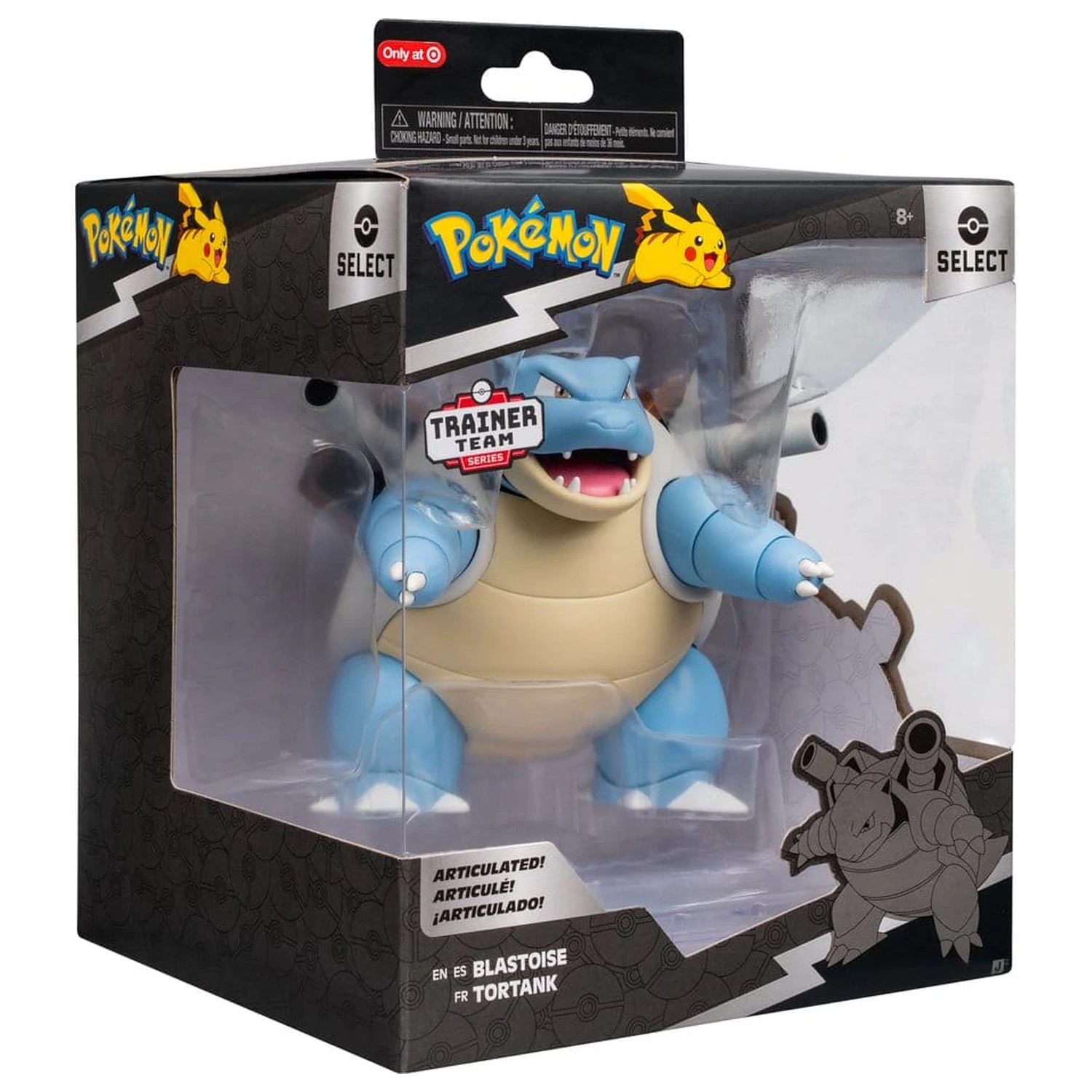 Pokémon Select Super-mozgatható akciófigura Blastoise termékfotó