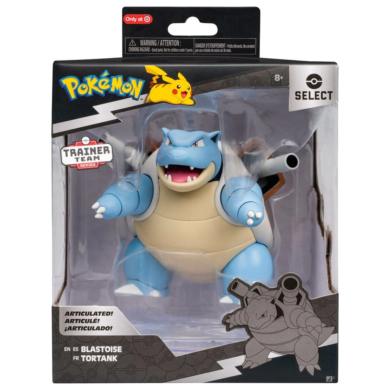 Pokémon Select Super-mozgatható akciófigura Blastoise termékfotó