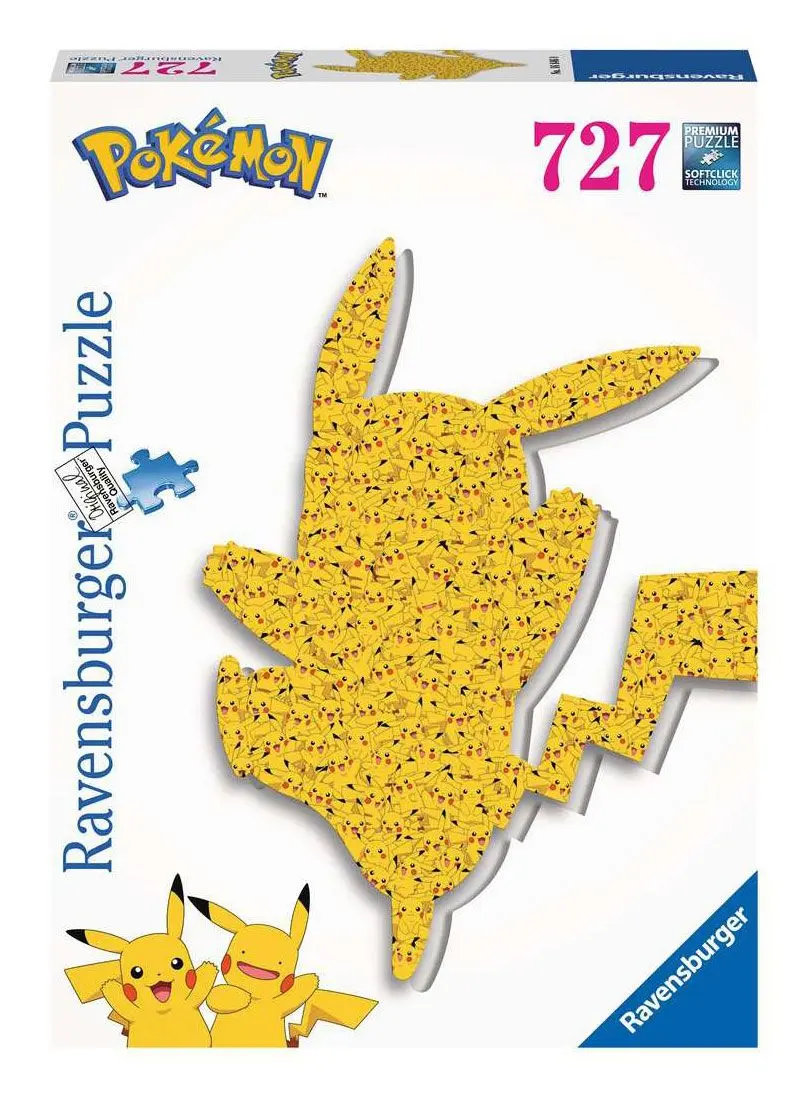 Pokémon Shaped Pikachu puzzle  (727 darab) termékfotó