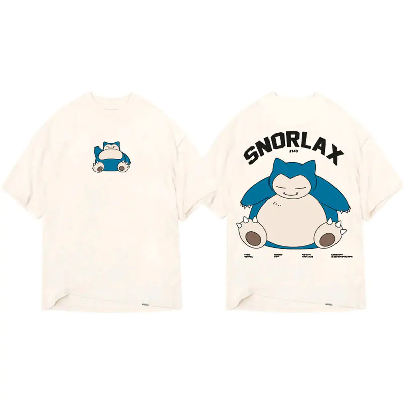 Pokemon Snorlax Front & Back póló termékfotó