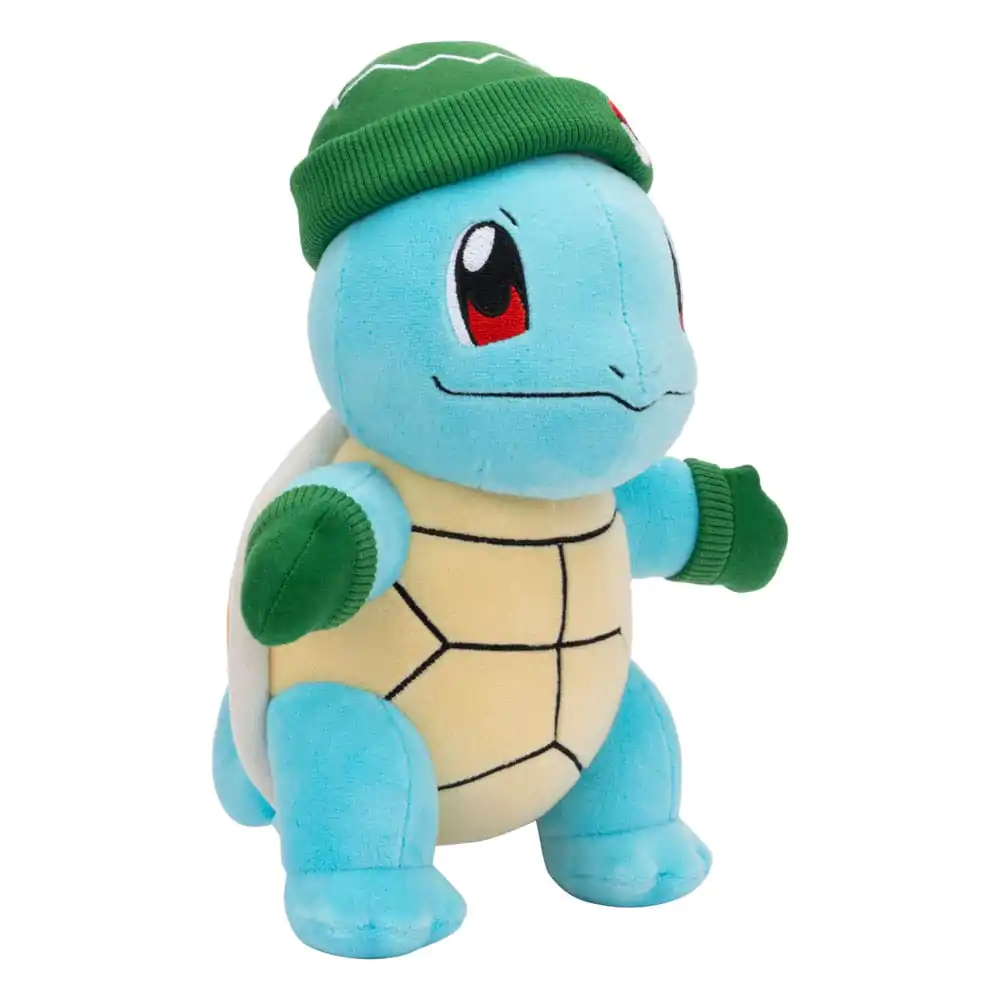 Pokémon Squirtle with Greenhat and Mittens plüss figura 20 cm termékfotó