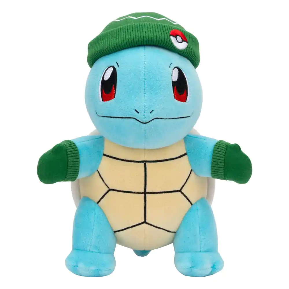 Pokémon Squirtle with Greenhat and Mittens plüss figura 20 cm termékfotó