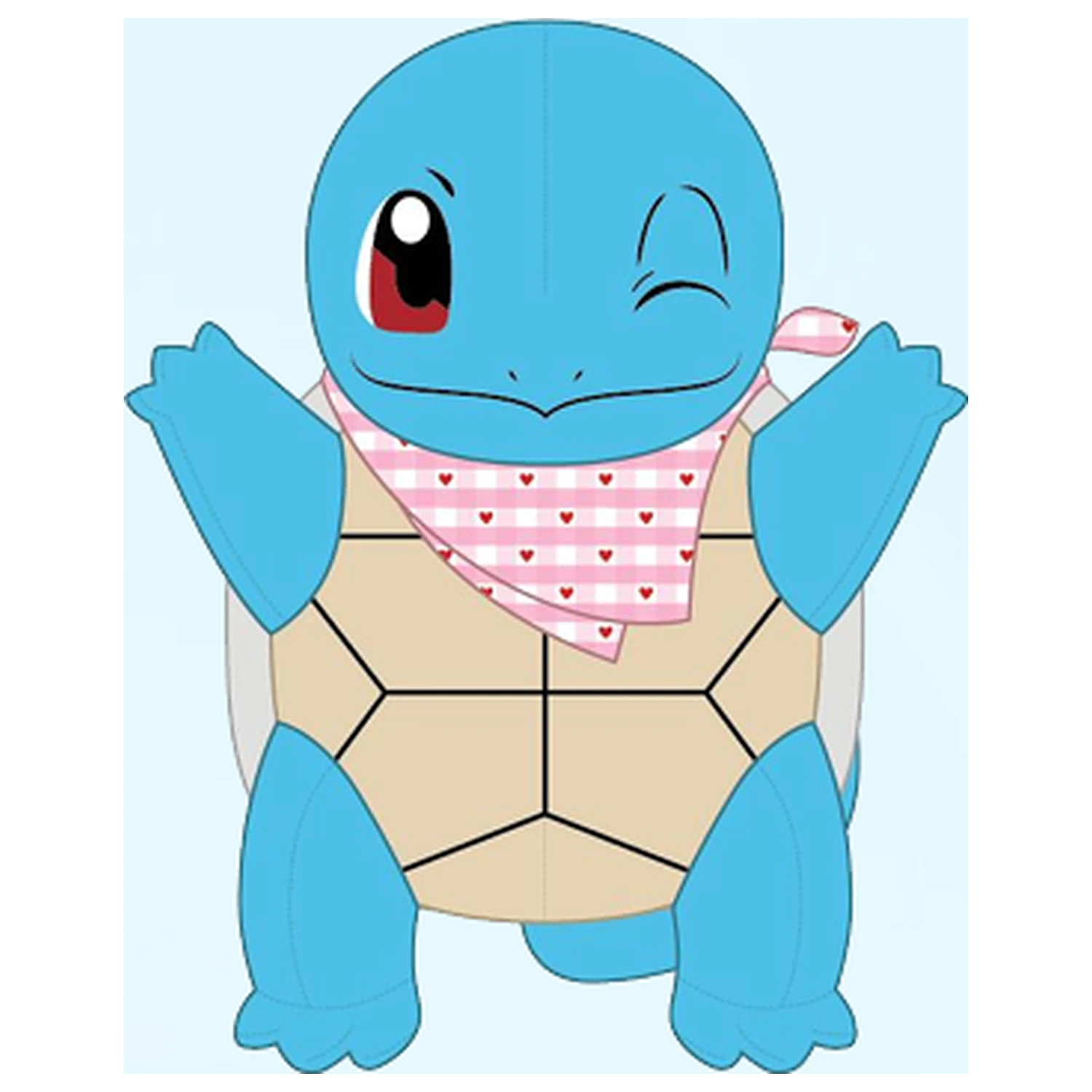 Pokémon Squirtle with Heart Bandana plüss 20cm termékfotó