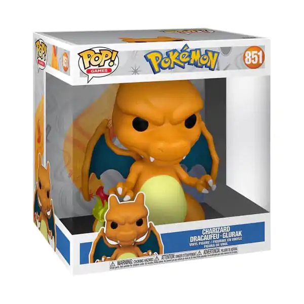 Pokemon Super Sized Jumbo Funko POP! Vinyl figura Charizard (EMEA) 25 cm termékfotó