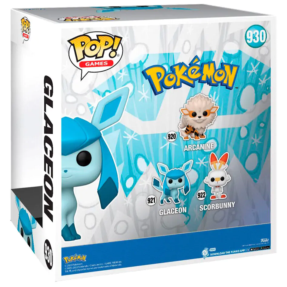 Pokemon Super Sized Jumbo Funko POP! Vinyl figura Glaceon (EMEA) 25 cm termékfotó