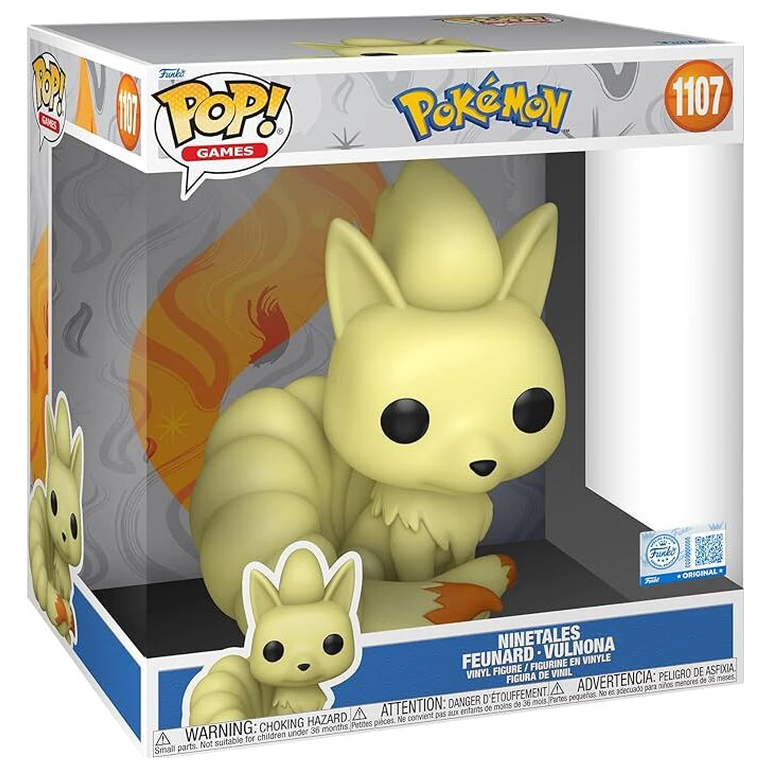 Pokemon Super Sized Jumbo Funko POP! Vinyl figura Ninetales 25 cm  termékfotó