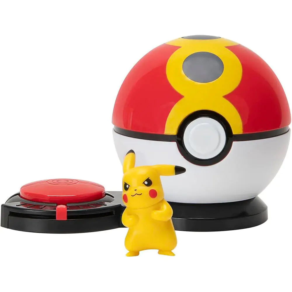 Pokémon Surprise Attack Game Pikachu #2 with Quick Ball vs. Bulbasaur # 3 with Poké Ball termékfotó