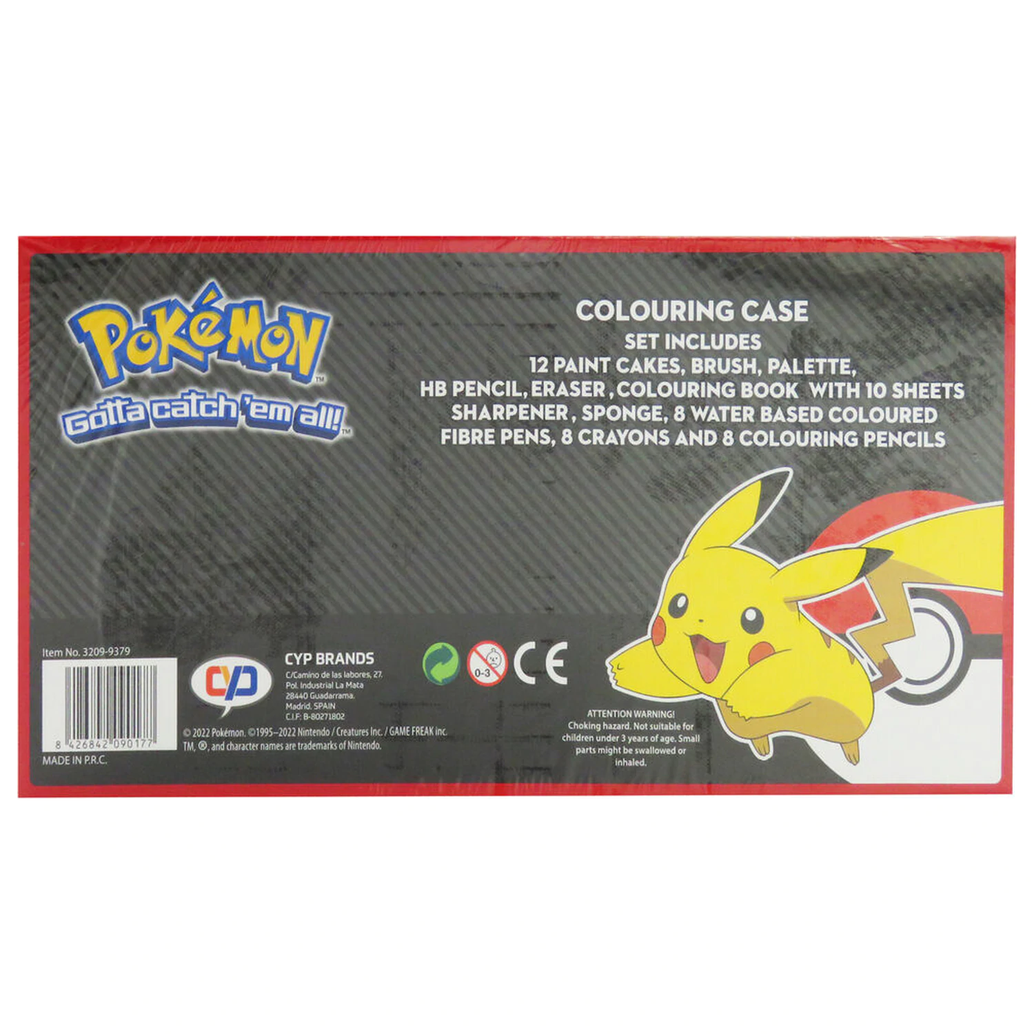 Pokemon színező készlet 52db-os termékfotó