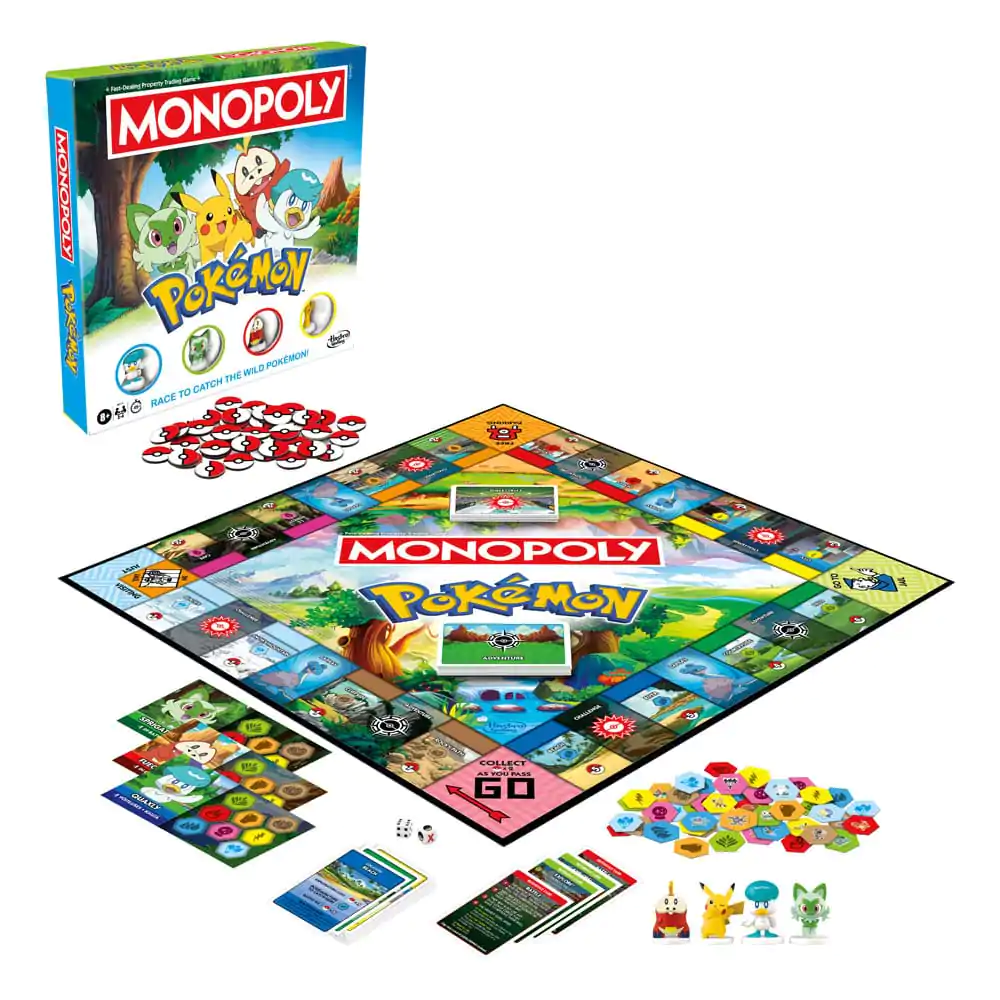 Pokémon társasjáték Monopoly Angol nyelvű termékfotó