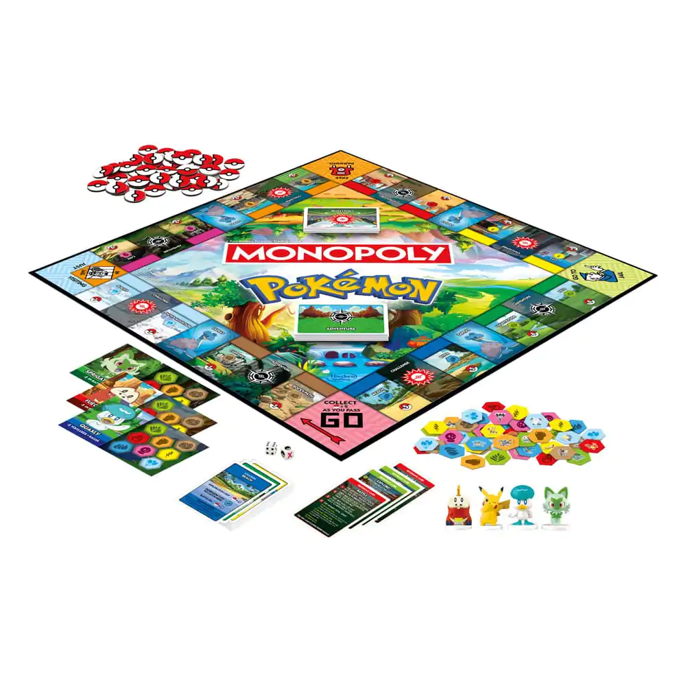 Pokémon társasjáték Monopoly Angol nyelvű termékfotó