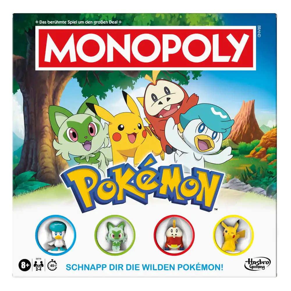 Pokémon társasjáték Monopoly német nyelvű termékfotó