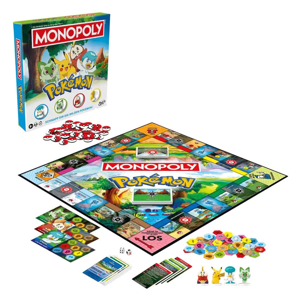 Pokémon társasjáték Monopoly német nyelvű termékfotó