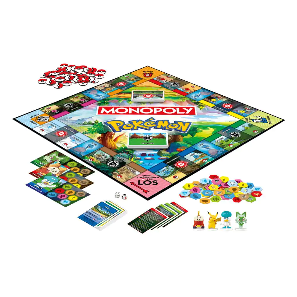 Pokémon társasjáték Monopoly német nyelvű termékfotó