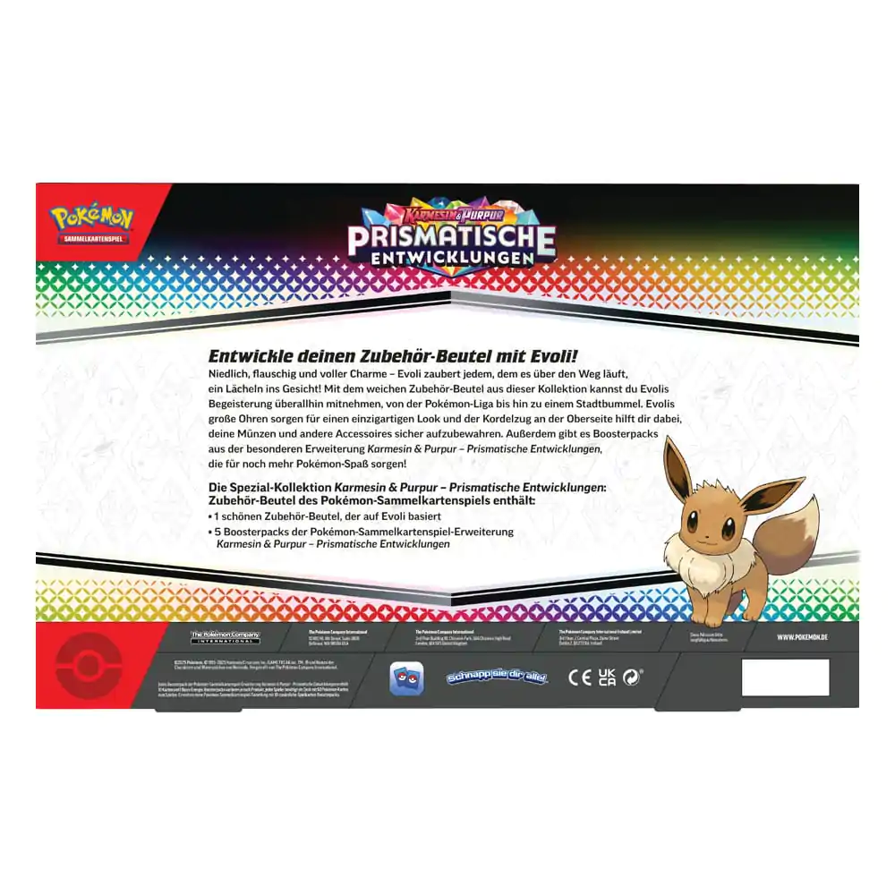 Pokémon TCG Accessory Pouch Collection Evoli német nyelvű termékfotó