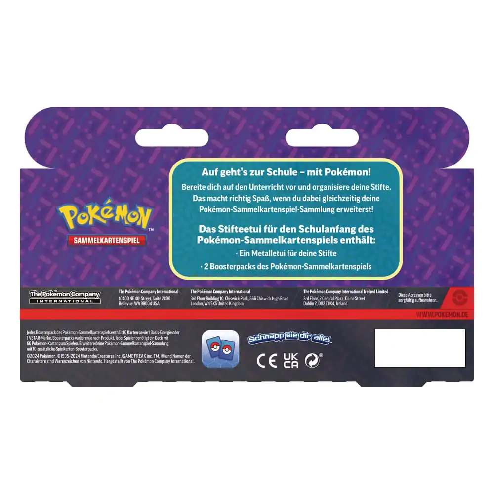 Pokémon TCG Back to School Pencil Tin német nyelvű termékfotó