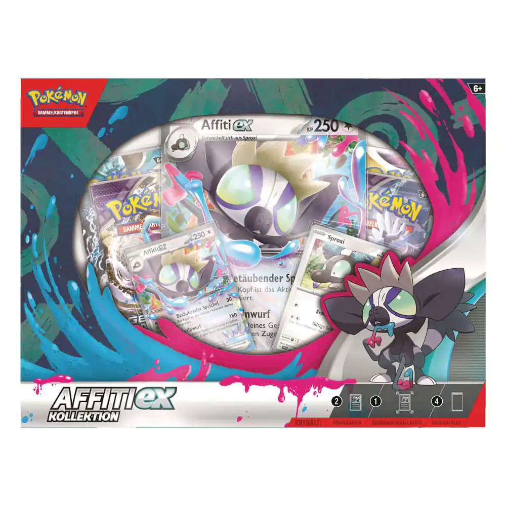 Pokémon TCG EX- Collection Affiti német nyelvű termékfotó