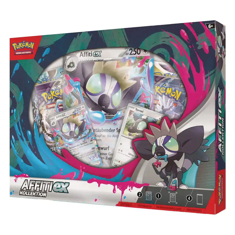 Pokémon TCG EX- Collection Affiti német nyelvű termékfotó