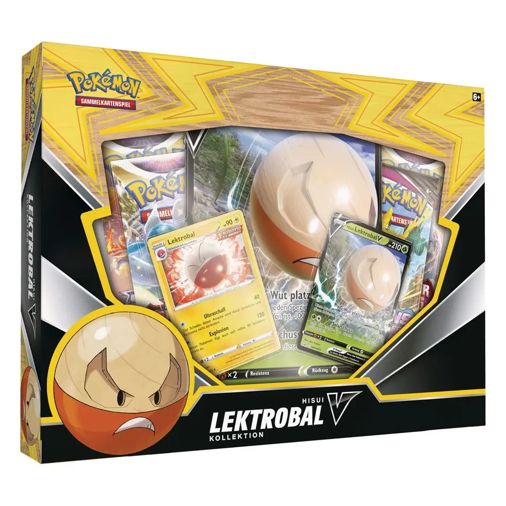 Pokémon TCG Hisui-Lektrobal-V Collcetion Német nyelvű termékfotó