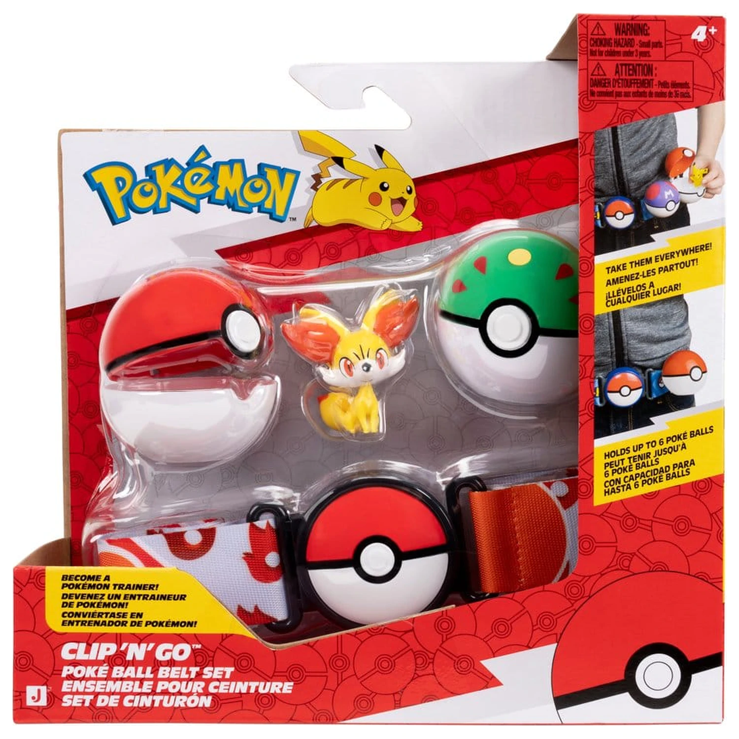 Pokémon Toy Clip 'n' Go Belt Set Fennekin termékfotó