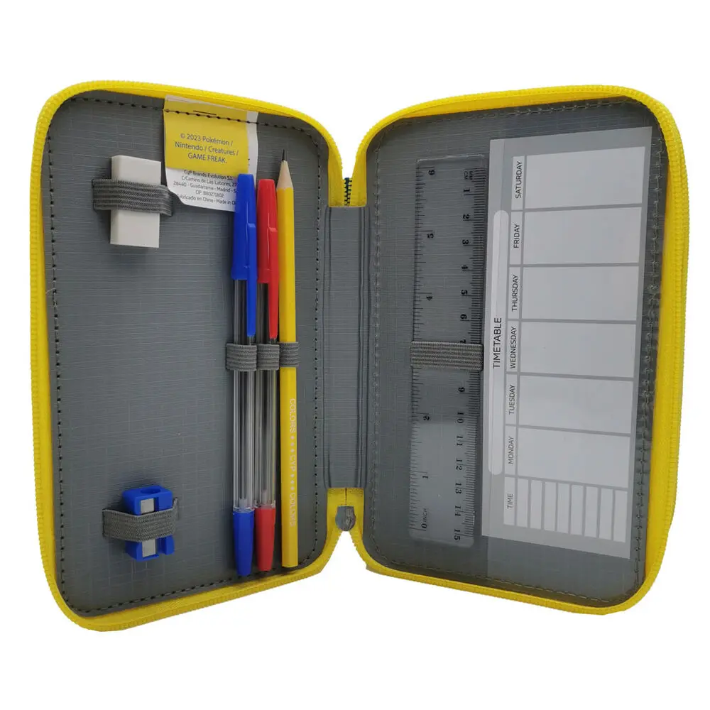 Pokemon tripla töltött tolltartó termékfotó