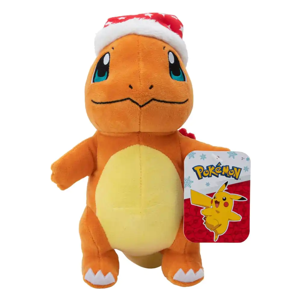 Pokémon Winter Charmander with Christmas Hat plüss figura 20 cm termékfotó