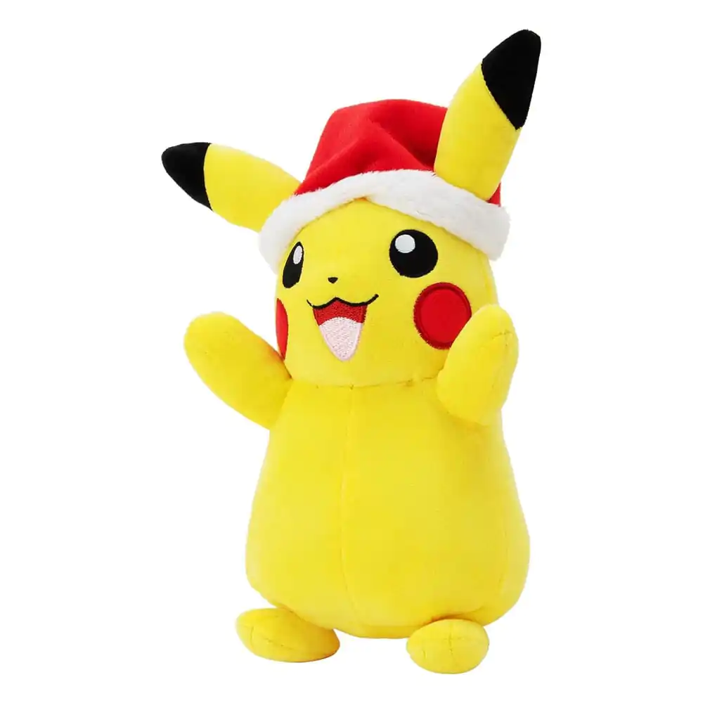 Pokémon Winter Pikachu with Christmas Hat plüss figura 20 cm termékfotó