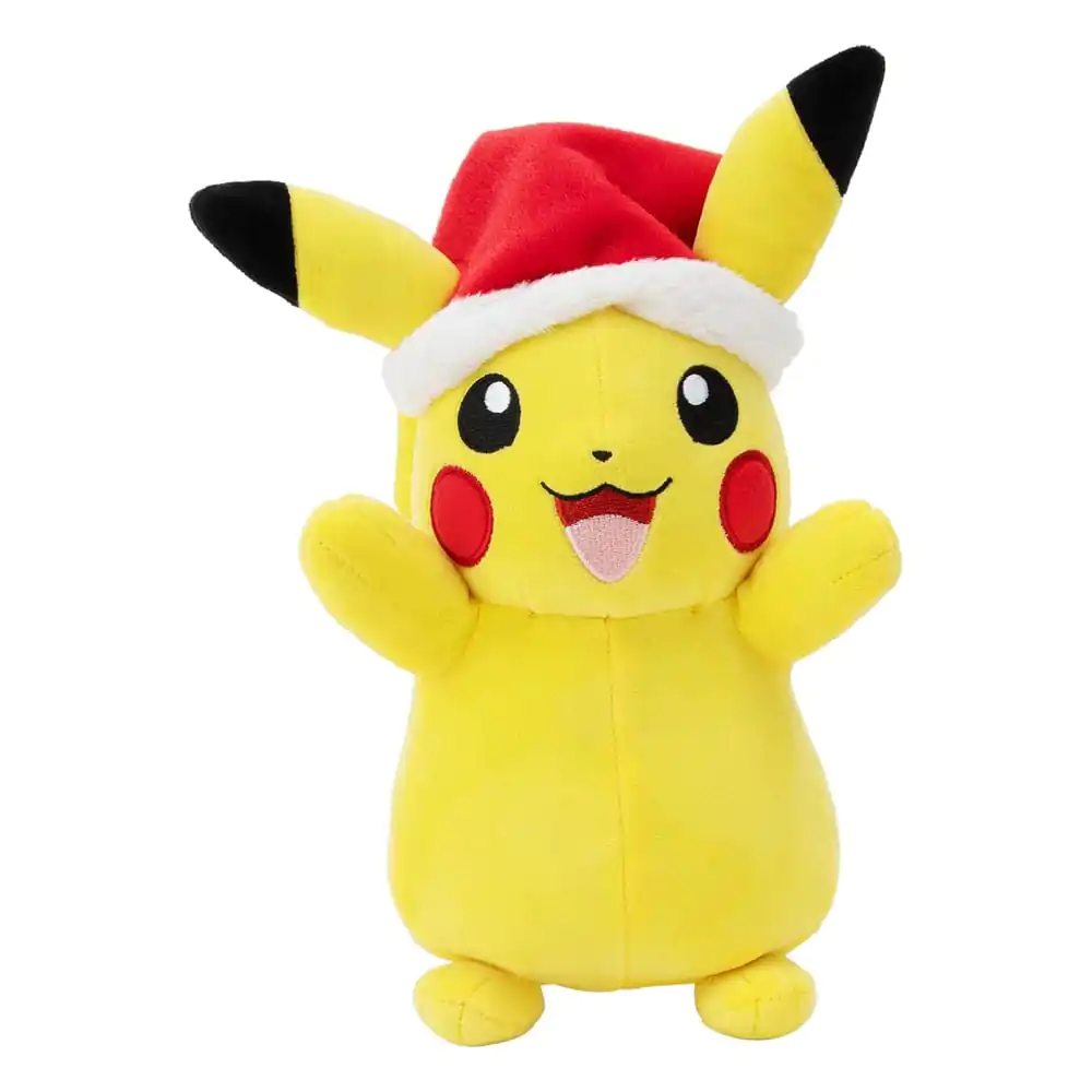 Pokémon Winter Pikachu with Christmas Hat plüss figura 20 cm termékfotó