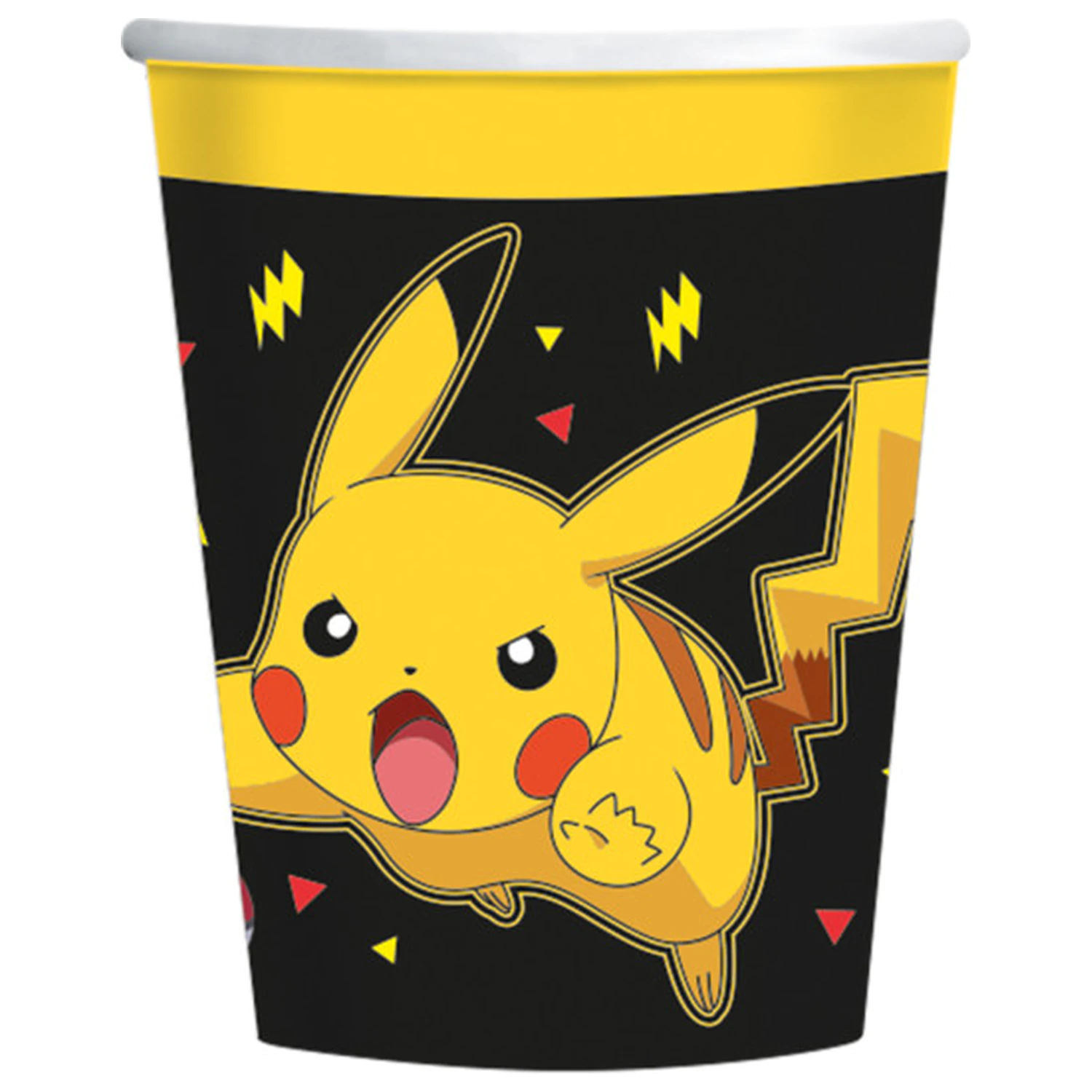 Pokémon Yellow Thunder papír pohár 8 db-os 237 ml termékfotó