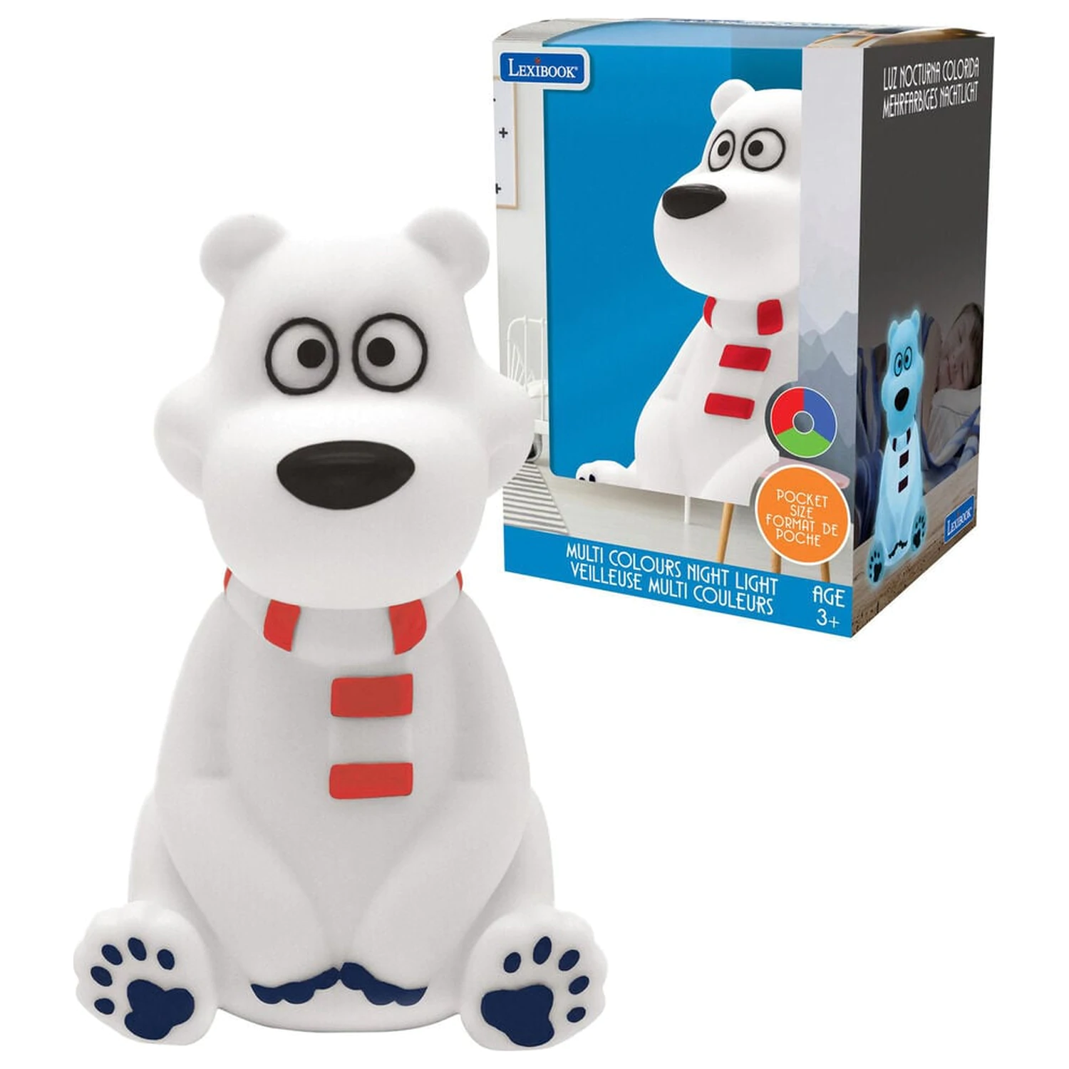 Polar Bear 3D éjszakai lámpa termékfotó