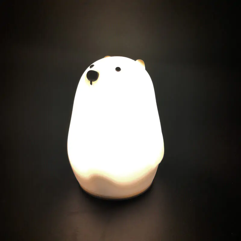 Polar Bear színváltós LED éjszakai lámpa termékfotó