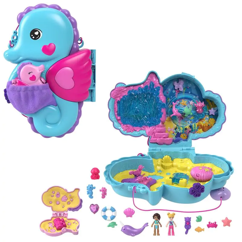 Polly Pocket Seahorse táska játékkészlet termékfotó