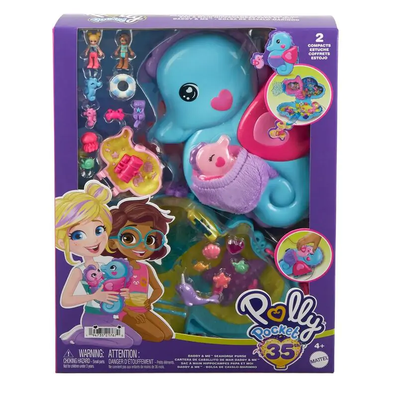 Polly Pocket Seahorse táska játékkészlet termékfotó