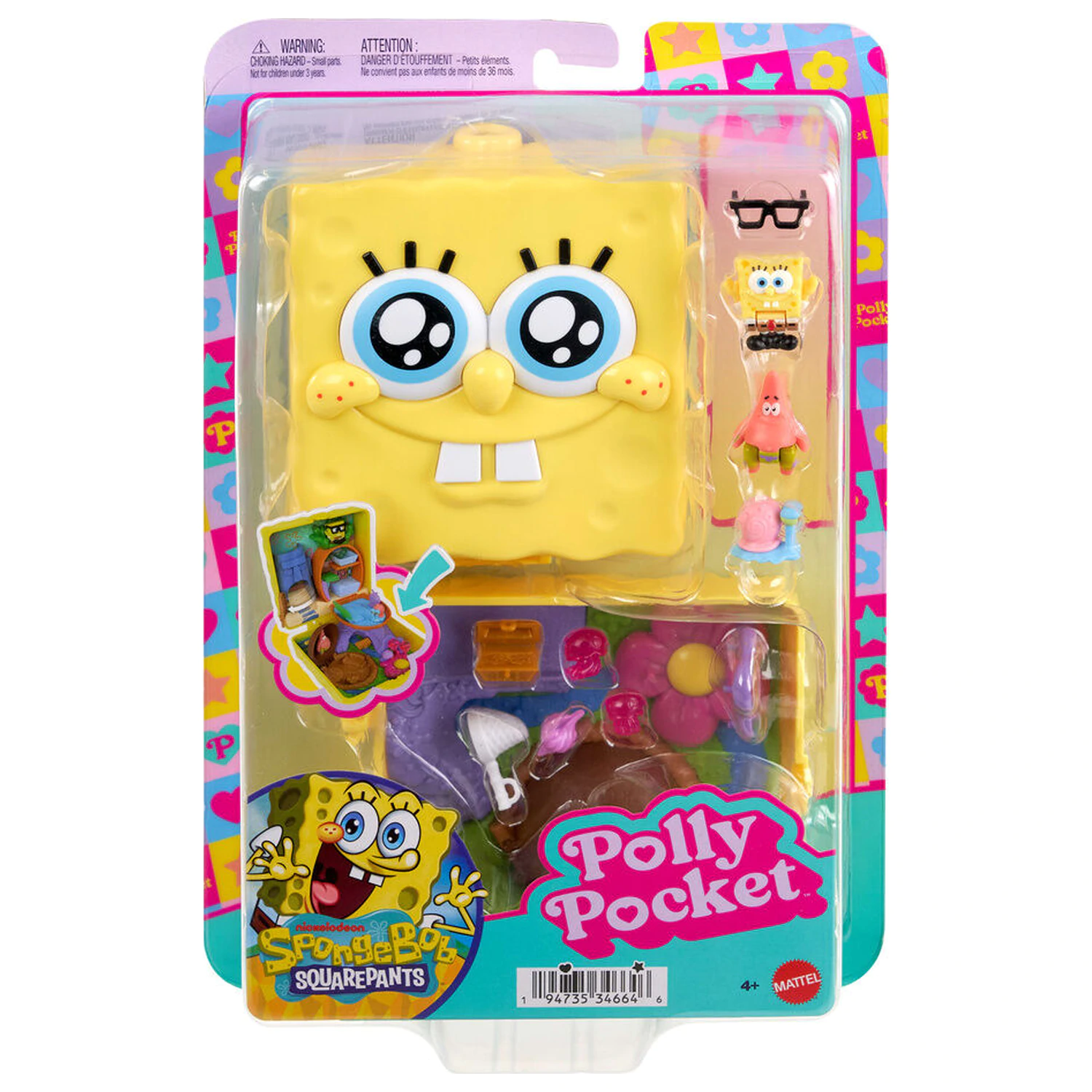 Polly Pocket SpongeBob játékszett termékfotó