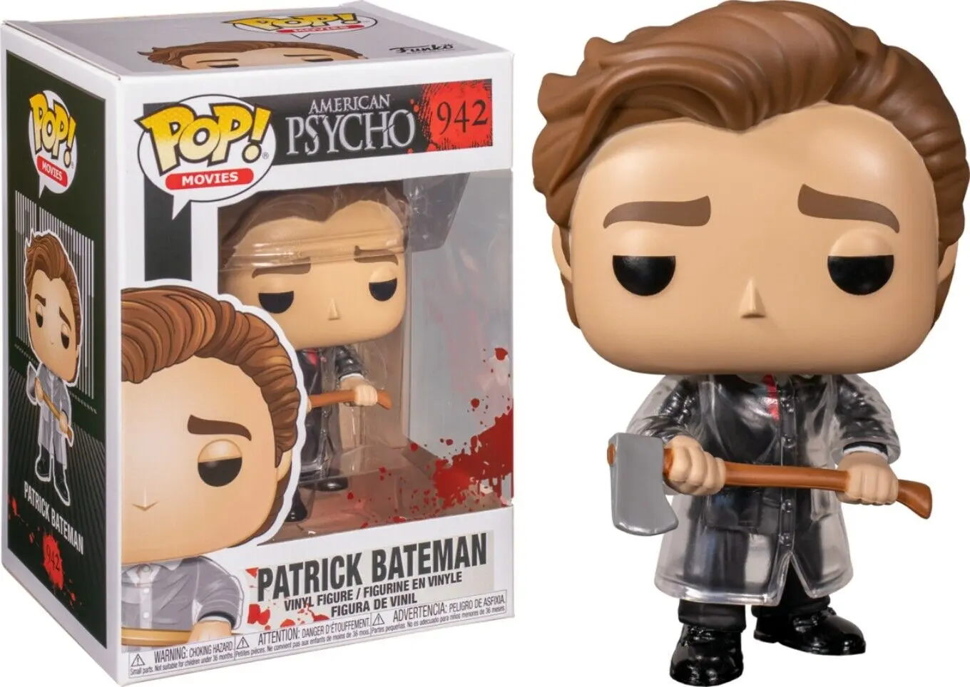 Funko POP figura American Psycho Patrick with Axe termékfotó