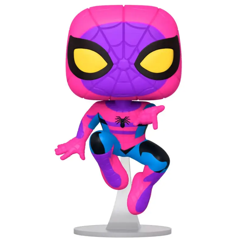 Funko POP! figura és póló csomag Marvel Spider-Man Black Light termékfotó