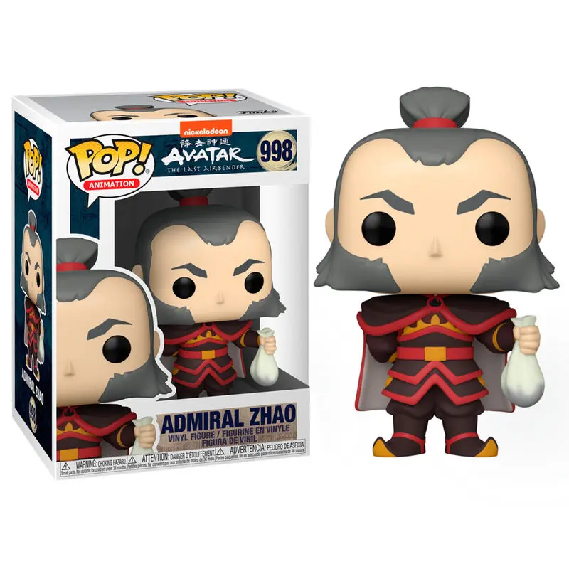 Avatar The Last Airbender POP! Animation Vinyl Figure Admiral Zhao 9 cm termékfotó