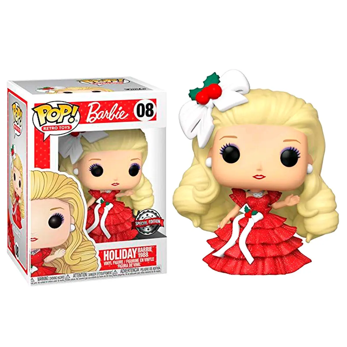 Funko POP figura Barbie Original Holiday Barbie Exkluzív termékfotó
