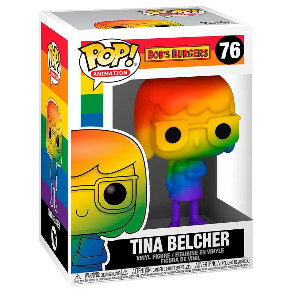 Funko POP figura Bob's Burgers Pride Tina Belcher Rainbow termékfotó