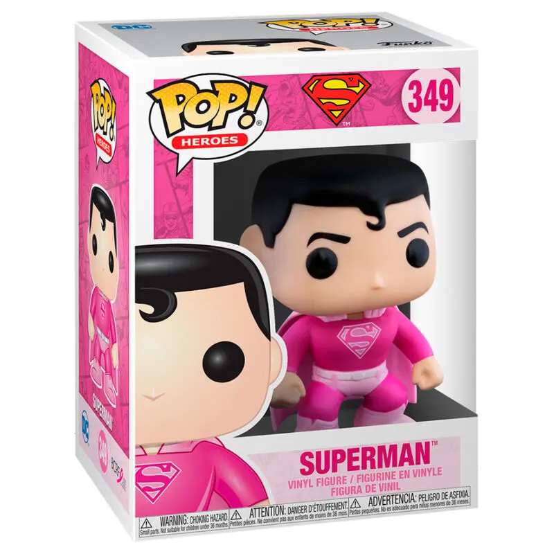 Funko POP figura Breast Cancer Awareness Superman termékfotó